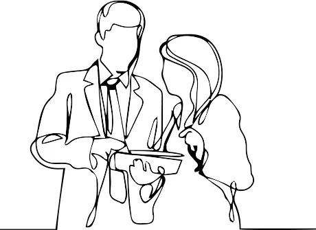 Man and women looking at paper. Luke Radney Disability insurance claims, Social Security insurance claims Attorney, Dallas Fort Worth area